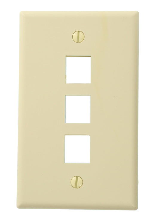 Leviton Renoir II Wall Plate 4 Narrow Dimmers And 1 Wide Dimmer All Fins Remain On Ivory (AWP0F-41I)