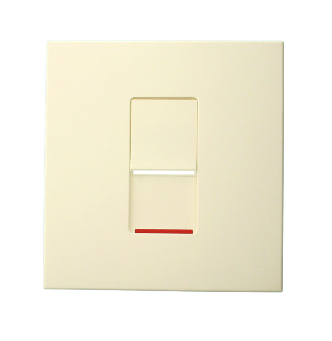 Leviton Renoir II Wall Plate 4 Narrow Dimmers And 3 Wide Dimmers Standard Fins Removed White (AWP00-43W)