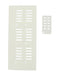 Leviton Renoir II Wall Plate 6 Narrow Dimmers And 4 Wide Dimmers All Fins Remain On Light Almond (AWP0F-64T)