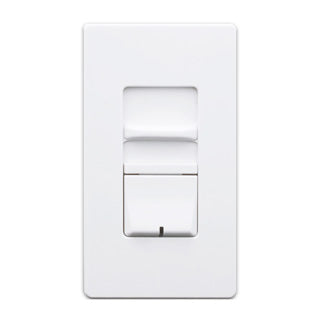 Leviton Renoir II Incandescent And Magnetic Low-Voltage 600W/1150W/1385W 120V Preset Slide Neutral Not Required White (AWSMT-IAW)