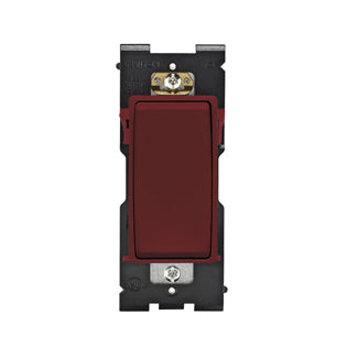 Leviton Renu Switch For 4-Way Applications 15A 120/277VAC Deep Garnet (RE154-DG)