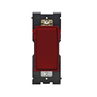 Leviton Renu Switch For 4-Way Applications 15A 120/277VAC Red Delicious (RE154-RE)