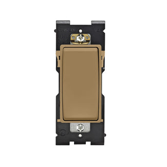 Leviton Renu 15A 120/277VAC Switch For Single-Pole Applications Warm Caramel (RE151-WC)