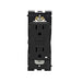 Leviton Renu 15A Tamper-Resistant Self-Test SmartlockPro GFCI Receptacle Onyx Black (RGF15-OB)