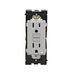 Leviton Renu 15A Tamper-Resistant Self-Test Smartlock GFCI Receptacle 125V NEMA 5-15R Pebble Gray (RGF15-PG)