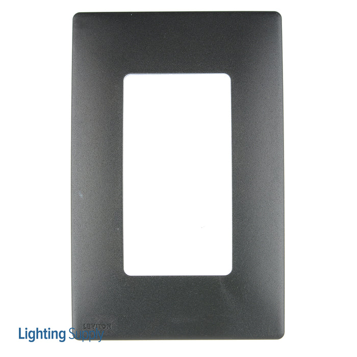 Leviton Renu 1-Gang Wall Plate Onyx Black (REWP1-OB)