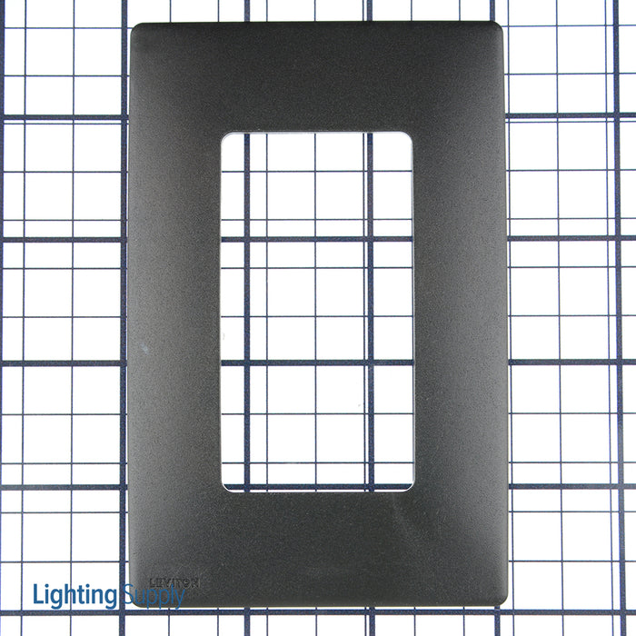 Leviton Renu 1-Gang Wall Plate Onyx Black (REWP1-OB)