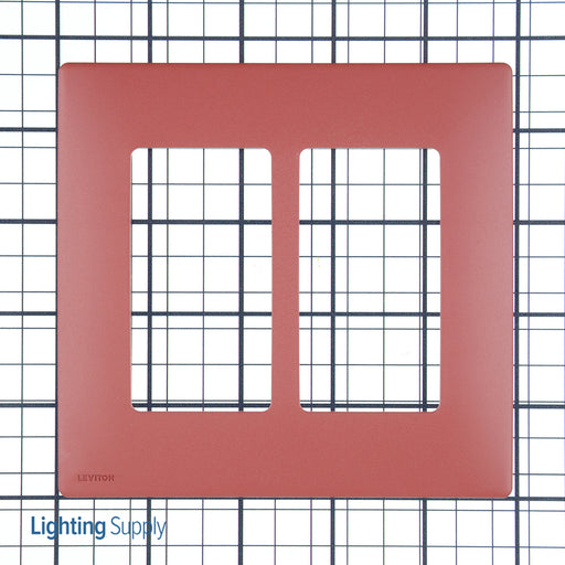 Leviton Renu 2-Gang Wall Plate Red Delicious (REWP2-RE)