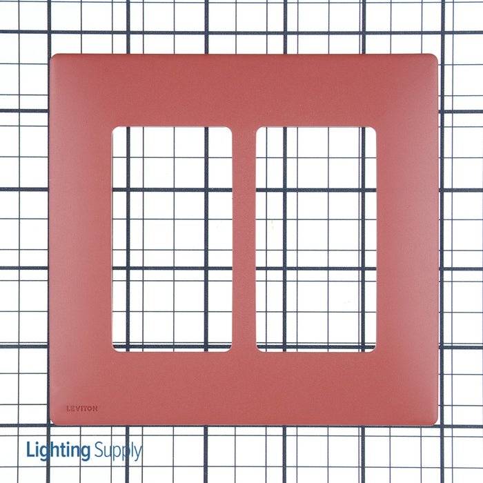 Leviton Renu 2-Gang Wall Plate Red Delicious (REWP2-RE)