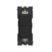Leviton Renu Combination Switch RE634-WC For Single-Pole Applications 15A-120/277VAC Onyx Black (RE634-OB)