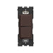 Leviton Renu Combination Switch For Single-Pole Applications 15A-120/277VAC Walnut Bark (RE634-WB)