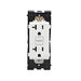 Leviton Renu 20ATamper-Resistant Self-Test SmartlockPro GFCI Receptacle 20A/125V NEMA 5-20R Side Wired/Back Wired White On White (RGF20-WW)