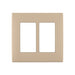 Leviton Renu 2-Gang Wall Plate Dapper Tan (REWP2-DT)