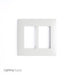 Leviton Renu 2-Gang Wall Plate Wood Smoke (REWP2-WS)