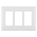 Leviton Renu 3-Gang Wall Plate White On White (REWP3-WW)