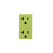 Leviton Renu Color Changing Kit For 20A Tamper-Resistant Receptacle Granny Smith Apple (RKR20-GS)