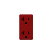 Leviton Renu Color Changing Kit For 20A Tamper-Resistant Receptacle Red Delicious (RKR20-RE)