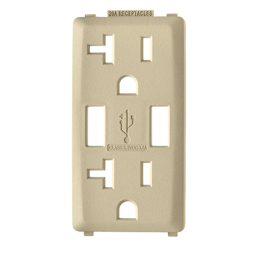 Leviton Renu Color Changing Kit For 20A USB AA Outlet Cafe Latte (RKAA2-CA)