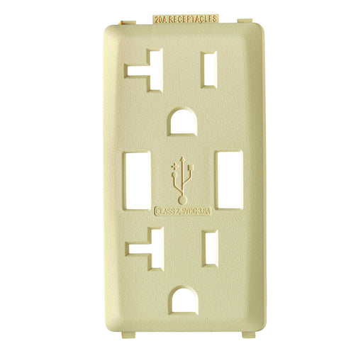 Leviton Renu Color Changing Kit For 20A USB AA Outlet Gold Coast White(RKAA2-GC)