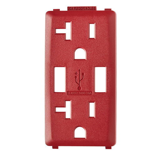 Leviton Renu Color Changing Kit For 20A USB AA Outlet Red Delicious (RKAA2-RE)