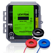 Leviton Modbus TCP/BACnet IP Outdoor Series 3500 Multi-Function Universal Voltage (208-480VAC) 3 Phase 3W/4W Meter Kits With Current Transformers (3OUMT-1SM)