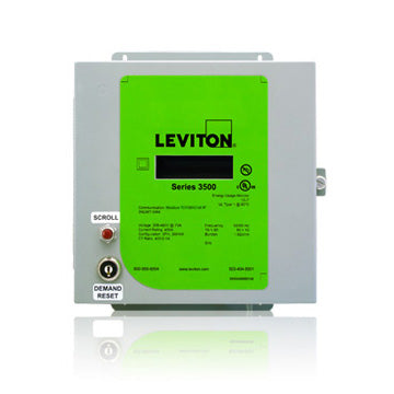 Leviton Modbus TCP/BACnet IP Indoor Series 3500 Multi-Function Universal Voltage (208-480VAC) 3 Phase 3W/4W 100A (3NUMT-1M)