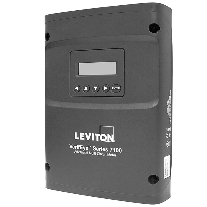 Leviton S7100 Branch Circuit Monitor 48 Inputs With Display (71D48)