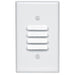 Leviton 1-Gang Louvre Device Louvre Wall Plate Standard Size Painted Metal Strap Mount White (88080)