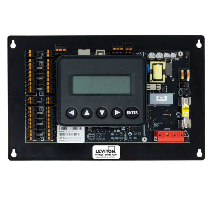 Leviton Series 7000 Embedded Branch Circuit Monitor 12 Inputs No Display (70N12)