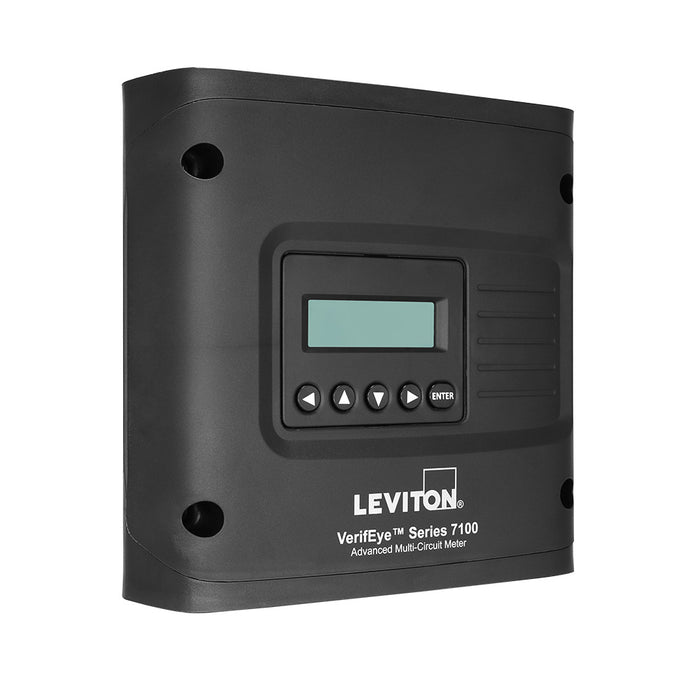 Leviton Series 7100 Branch Circuit Monitor 12 Inputs With Display (71D12)