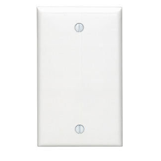 Leviton 1-Gang No Device Blank Wall Plate Standard Size Thermoplastic Nylon Box Mount Brown (80714)