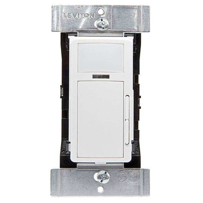 Leviton Smart Sensor Wall Box Bluetooth Enabled PIR 1000W Dimmer 120V White (ODP10-I1W)
