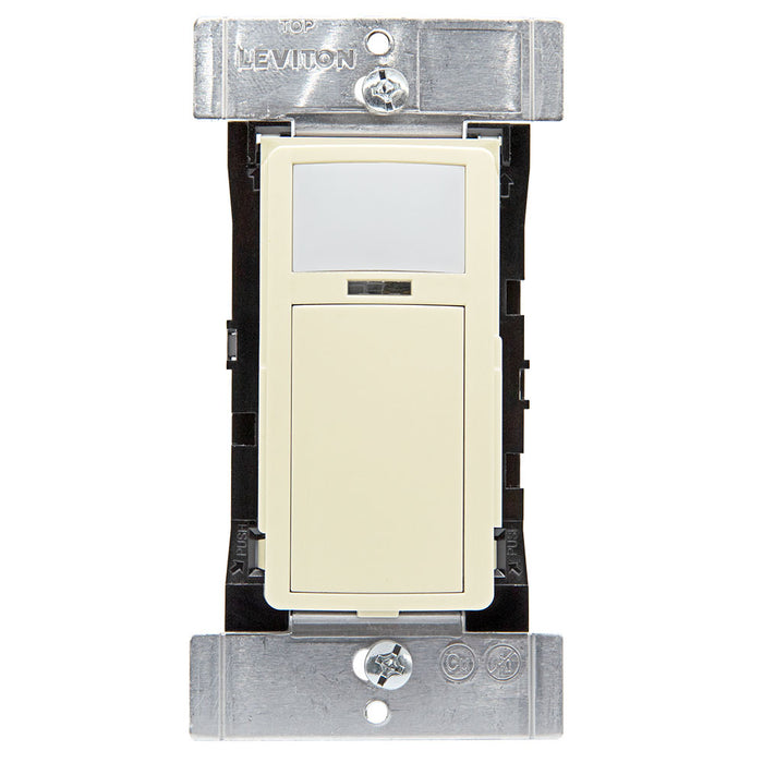 Leviton Smart Sensor Wall Box Bluetooth Enabled PIR No Neutral Required 15A On/Off 120-277V Ivory (ODS15-GDI)