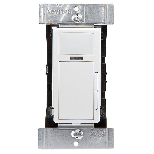 Leviton Smart Sensor PIR 24V Dimming Wall Box Occupancy/Vacancy Sensor App Configurable 12-24VDC Commercial Grade White (ODD24-IDW)