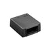Leviton MOS (Multimedia Outlet System) Surface-Mount Housing With ID Window 1 Unit High Black (4M089-1EM)