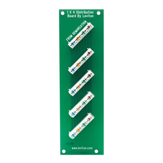 Leviton 1X4 Phone Board 4 Line (47609-4)