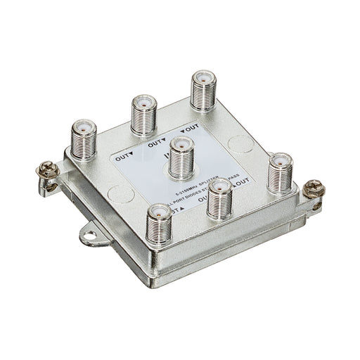 Leviton 1X6 (6-Way) 2GHZ Passive Video Splitter (47690-G6)