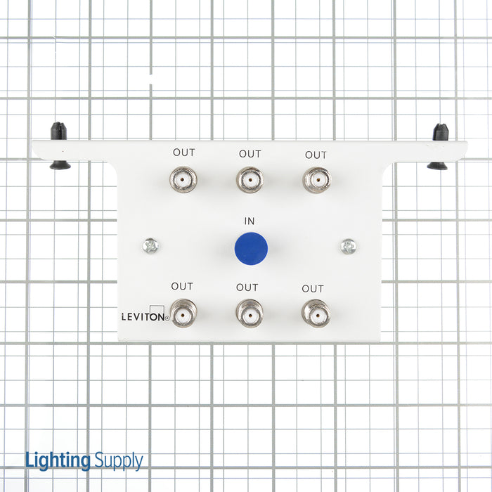 Leviton 1x6 Passive Video Splitter Module 2.05 GHz (47690-6C2)