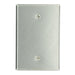 Leviton 1-Gang No Device Blank Wall Plate Oversized 302 Stainless Steel Box Mount (84114-40)