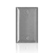 Leviton Stainless Steel C-Series 302/304 1-Gang Stand Blank Wall Plate (SS13-40)