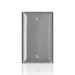 Leviton Stainless Steel C-Series 430 1-Gang Stand Blank Wall Plate (SL13)