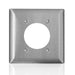 Leviton Stainless Steel C-Series 430 2-Gang Standard 2.15 Inch Open Wall Plate (SL703)