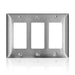 Leviton Stainless Steel C-Series 430 3-Gang Standard 3-Decora Wall Plate (SL263)