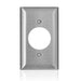 Leviton Stainless Steel C-Series 430 1-Gang Standard 1.6 Inch Open Wall Plate (SL721)