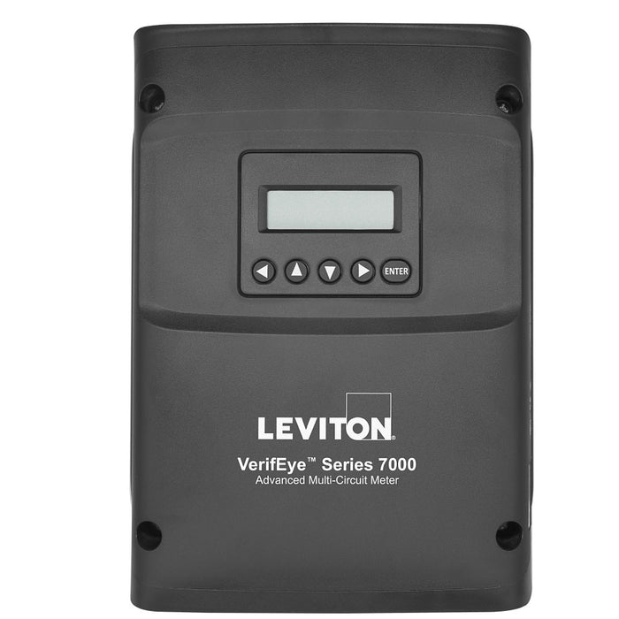 Leviton Submeter Branch Circuit Monitor 48 Inputs LCD Display NEMA 1 Enclosure (73D48)