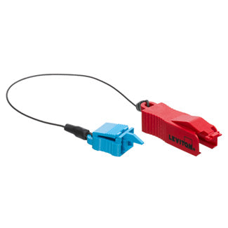 Leviton Extraction Tool Red With Dust--Use With Secure Keyed LC Duplex Patch Cords And Port Protection Plug Of Like Keyed Color (ETRTN-RTL)