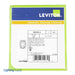 Leviton 30 Amp 120/208V 3-Phase Y Non-NEMA 4P 4W Locking Single Outlet Industrial Grade Non-Grounding Wetguard Yellow (99W09-S)