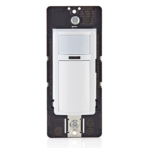 Leviton White Occupancy Sensor 250W Incandescent/150W LED 120V (DOS02-LW)