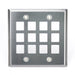 Leviton Stainless Steel QuickPort Wall Plate Dual Gang 12-Port (43080-S12)