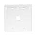 Leviton QuickPort Wall Plate With ID window Dual gang 1-Port White (42080-1WP)